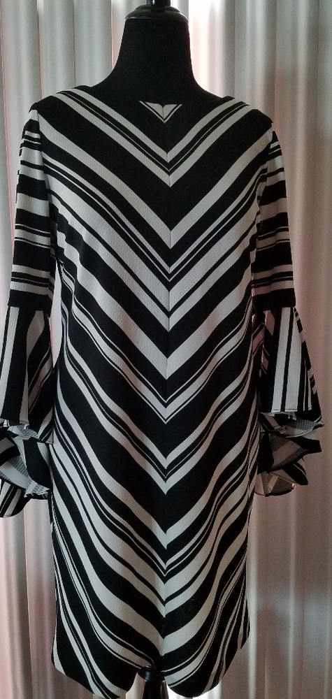 Black and white dress